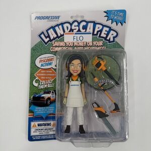 Progressive Commercial Landscaper Flo‎ Action Figure 2015 Bigshot Toyworks New